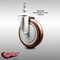 Service Caster 5 Inch 316SS Maroon Polyurethane Wheel Swivel 3/8 Inch Threaded Stem Caster SCC SCC-SS316TS20S514-PPUB-MRN-381615 - alternate 2
